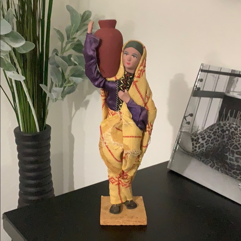 Vintage folk Israeli doll by Sabra